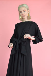 Zella Long, Full-Sleeves Bow Dress Style Your Armoire - Flash Sale