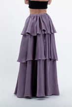 Lavender 3-Tiered Maxi Skirt