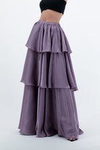 Lavender 3-Tiered Maxi Skirt