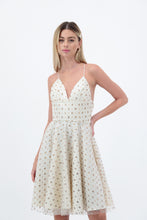 Ivory Fit and Flare Dress