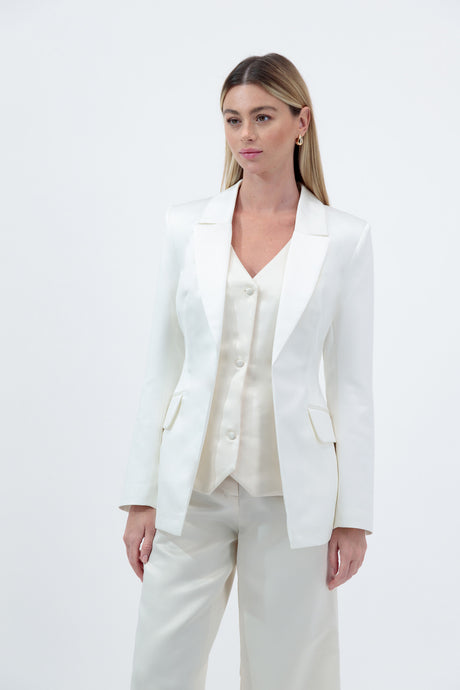 White Tailored Blazer