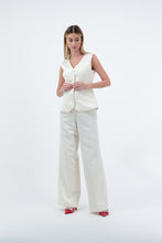 Ivory Wide Leg Trousers