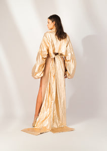 Gold Metallic Overcoat Style Your Armoire
