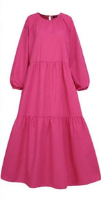 Light cotton ruffled neckline dress and with ruffled layers. Style Your Armoire