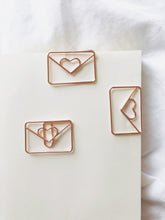 Envelope Rose Gold Paperclip Thoughtful Snippets