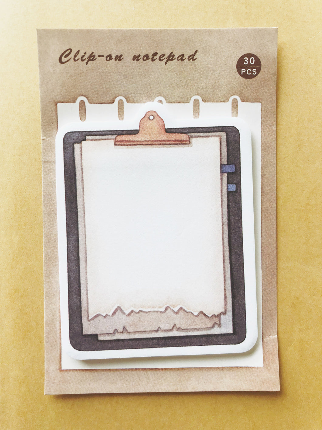 Retro Clipboard Memo Pad Thoughtful Snippets