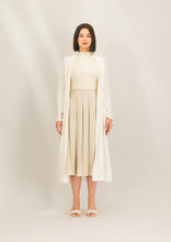 Sustainable, Box Pleated Skirt, Midi Length Style Your Armoire