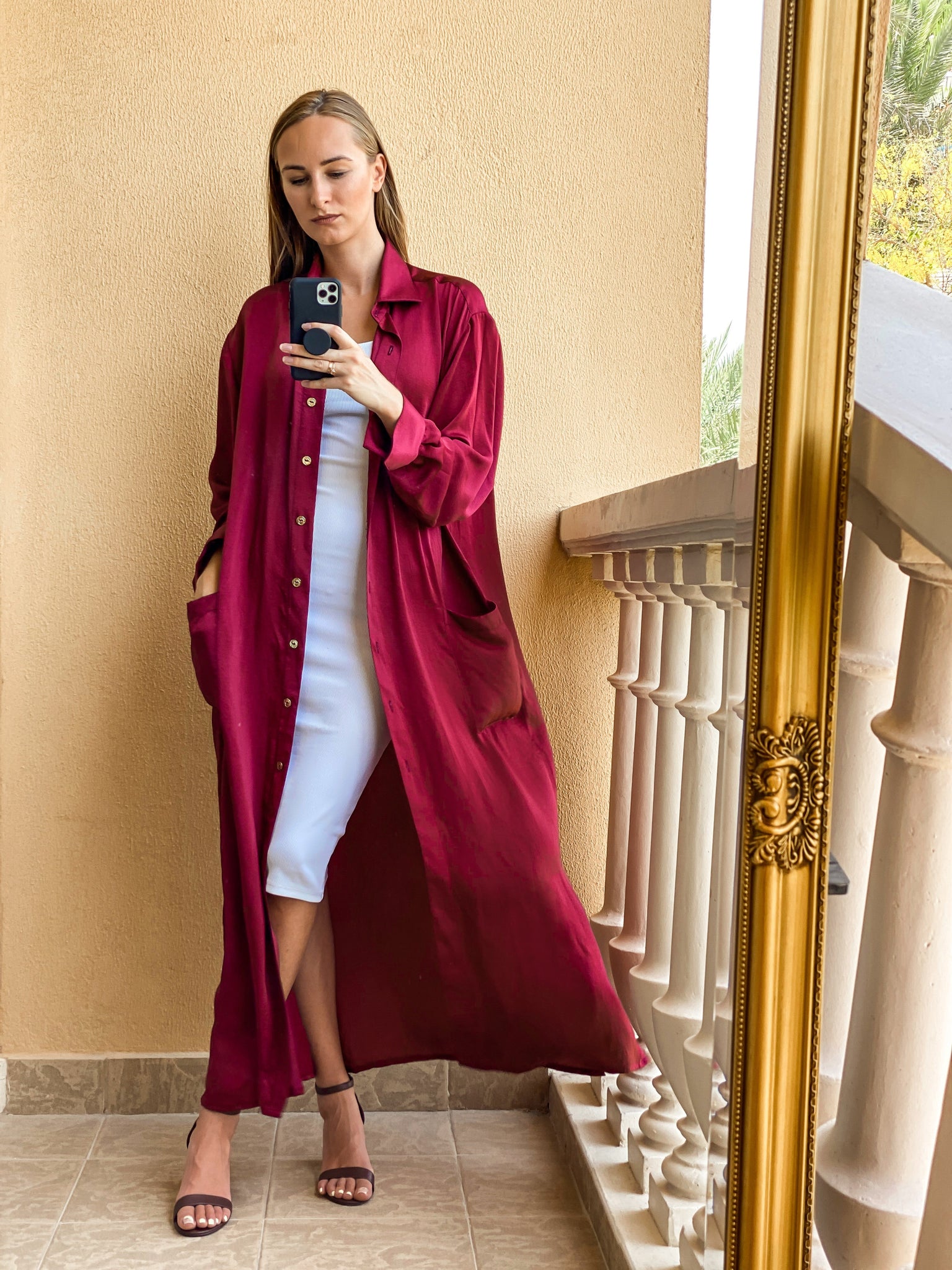 long shirt dress abaya The kind of shirt dress you never really stop reaching for