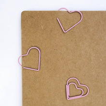Pink Heart Paperclip Thoughtful Snippets